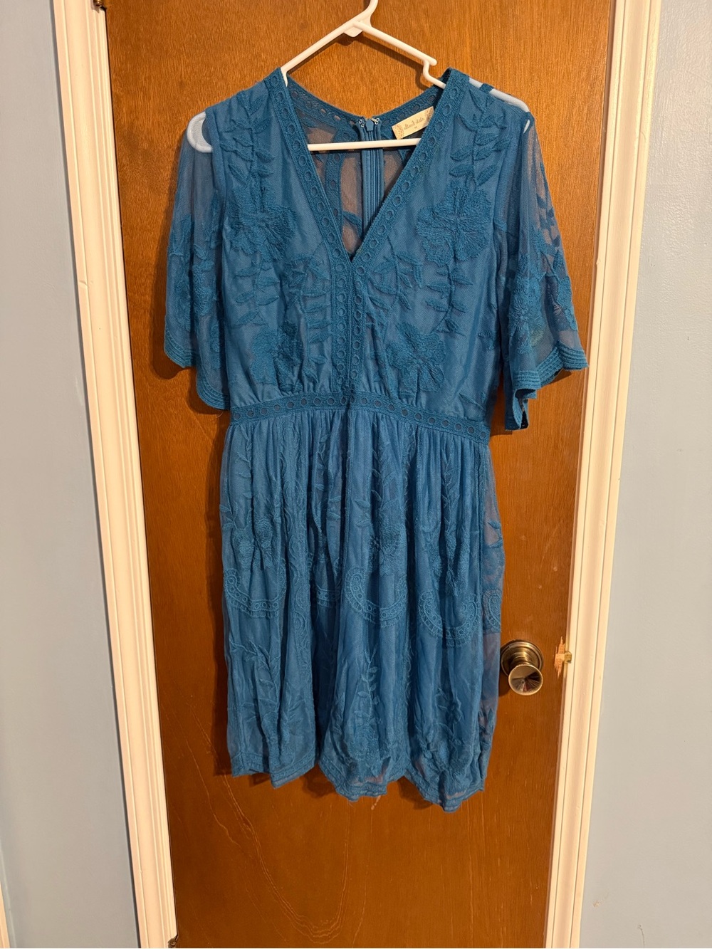 Altar’d State M Blue Lace Dress
